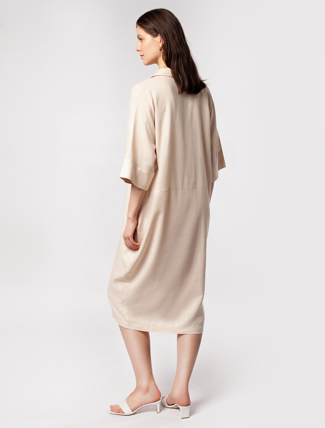 картинка Платье женское светло-бежевый от магазина Одежда+